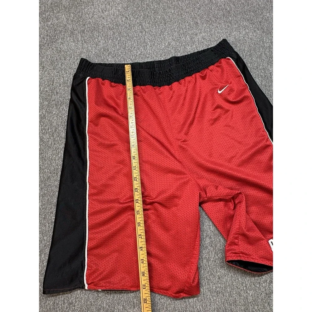 Vintage Nike Reversible Basketball Shorts Mens L NBA Portland Blazers Dazzle Y2K
